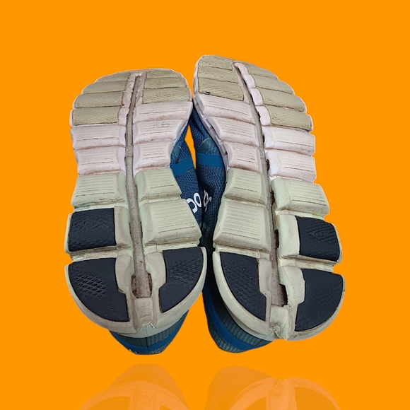 On Cloud Men's Cloudflow Men's Sea Blue Mesh Running  Sneakers Size 8 GUC - Picture 14 of 15